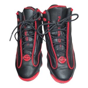 Nike kids black and university red Air Jordan's Pro strong "Bred"